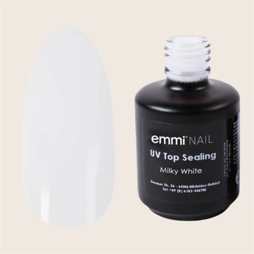 Emmi Nail  Milky White Topcoat 15ml